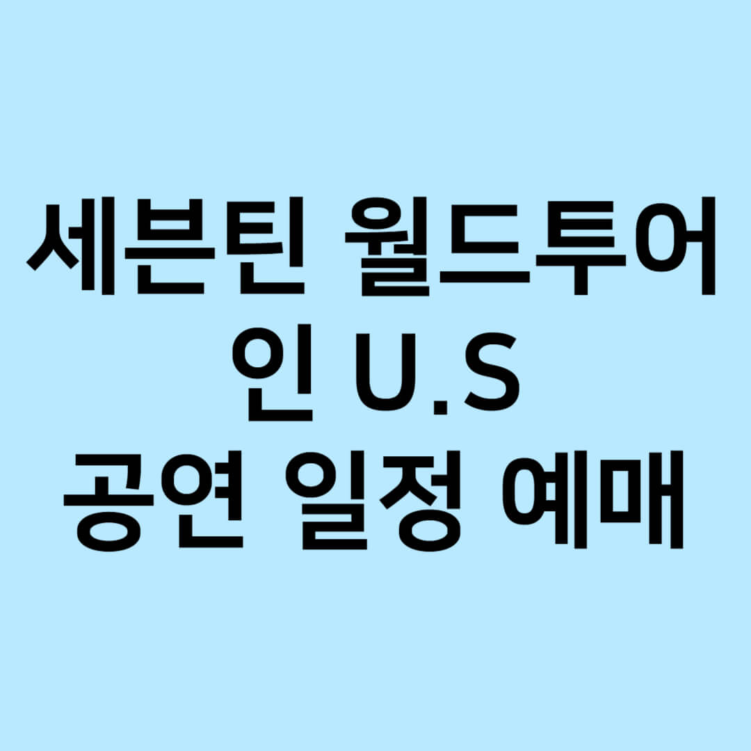 세븐틴 월드투어