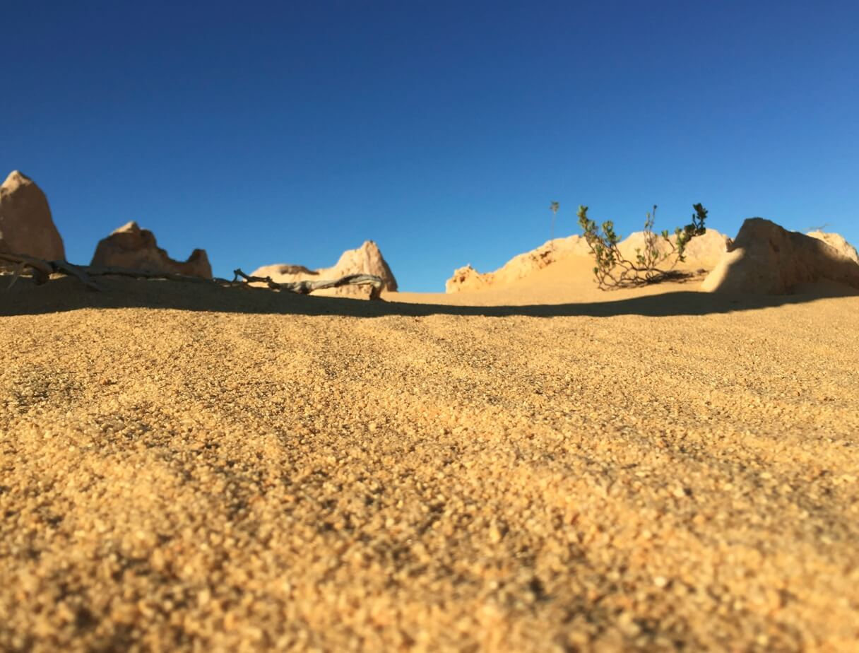 호주 피나클스 사막 모래 사진