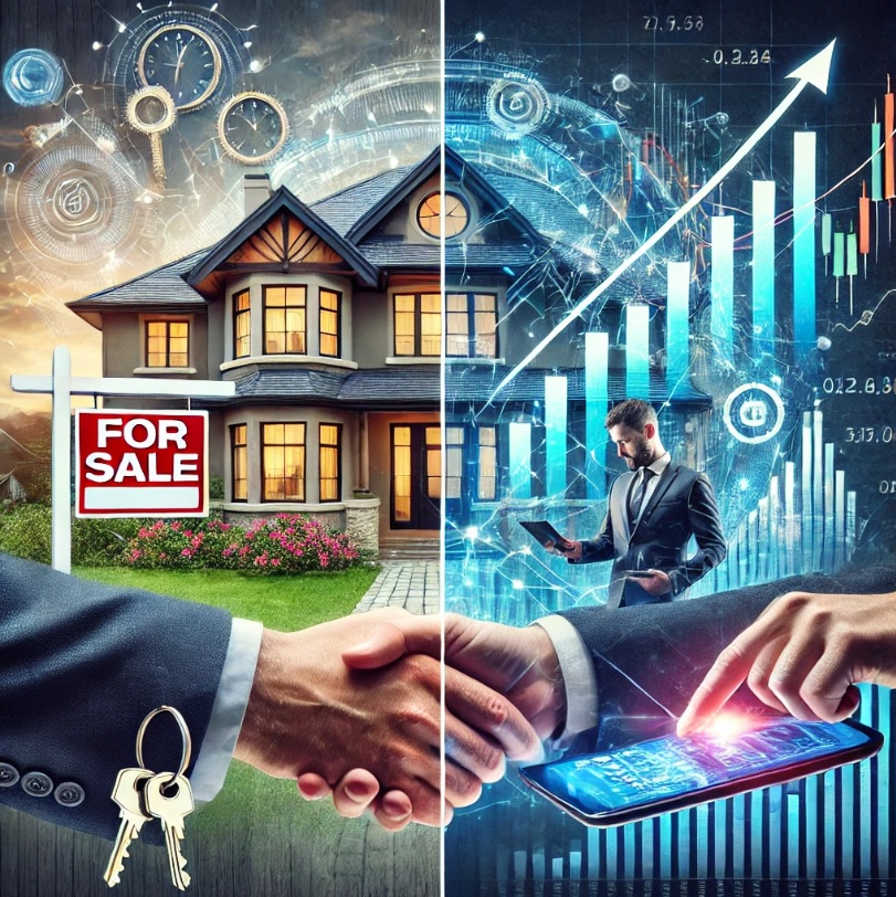 주식과 부동산투자차이 사진