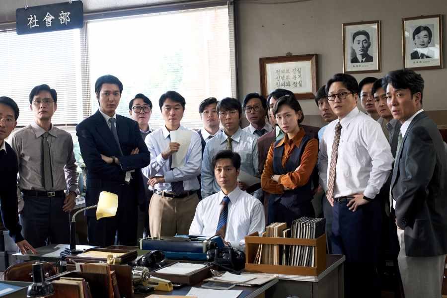 현장을 목격하고 충격에 빠진 이민호의 연기 장면