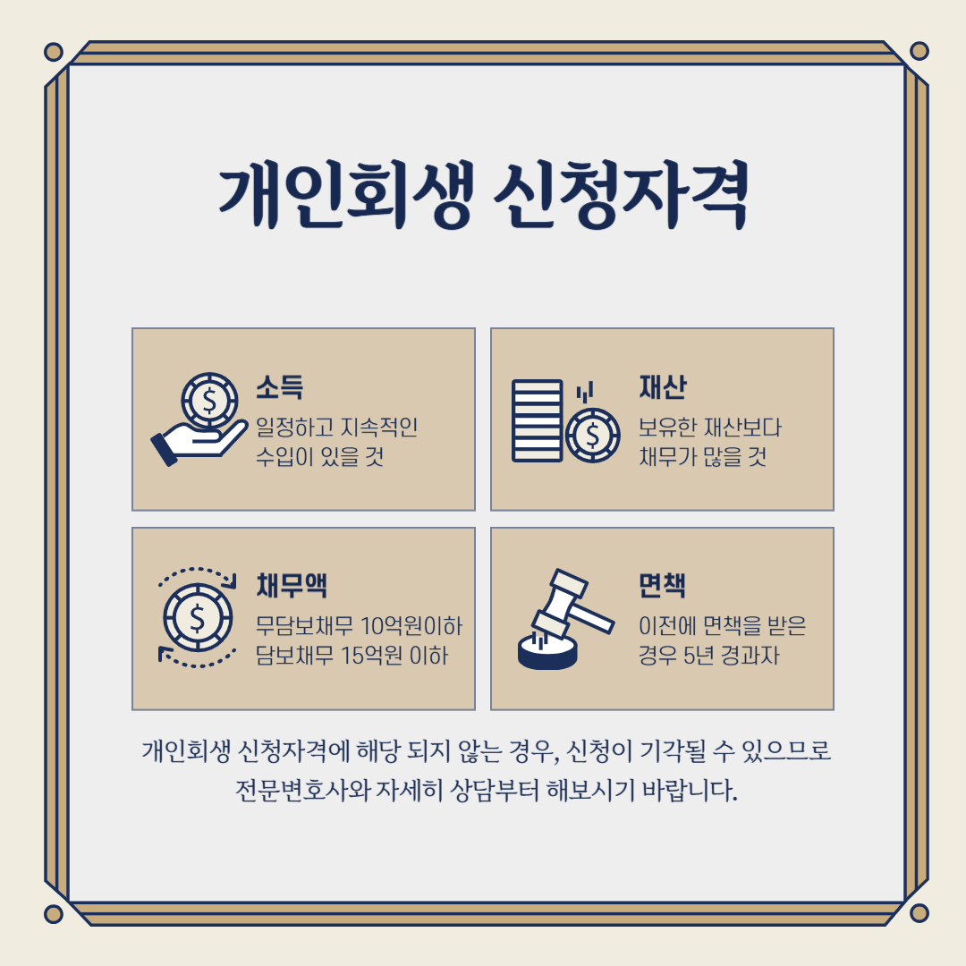 개인회생 신청자격