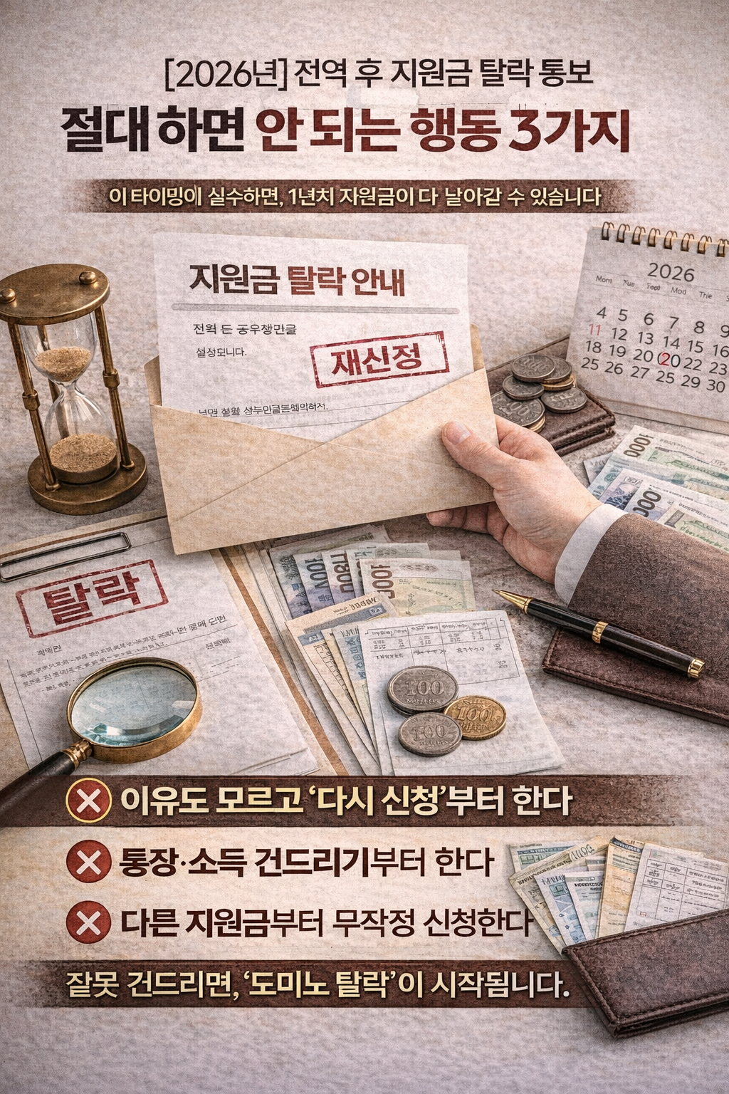 [2026년] 전역 후 지원금 탈락 통보 받았을 때