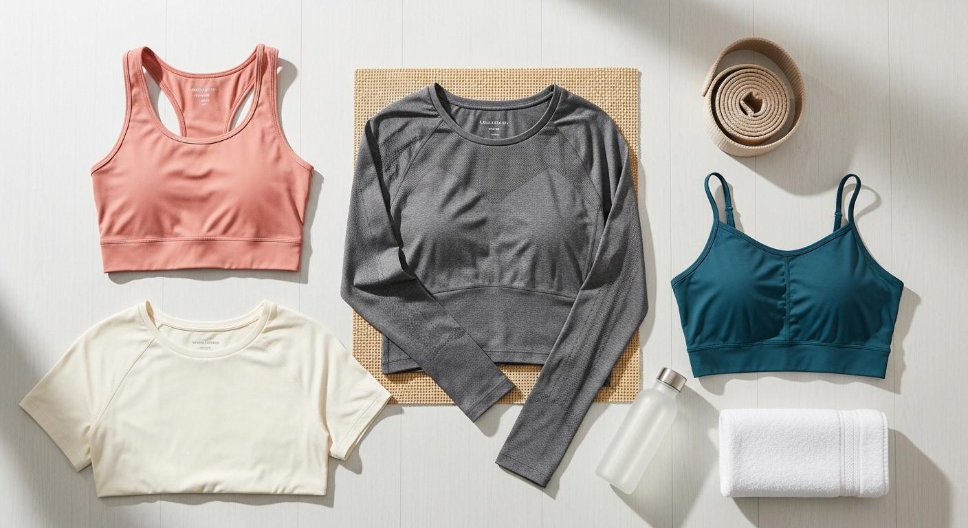 필라테스 운동복 상의