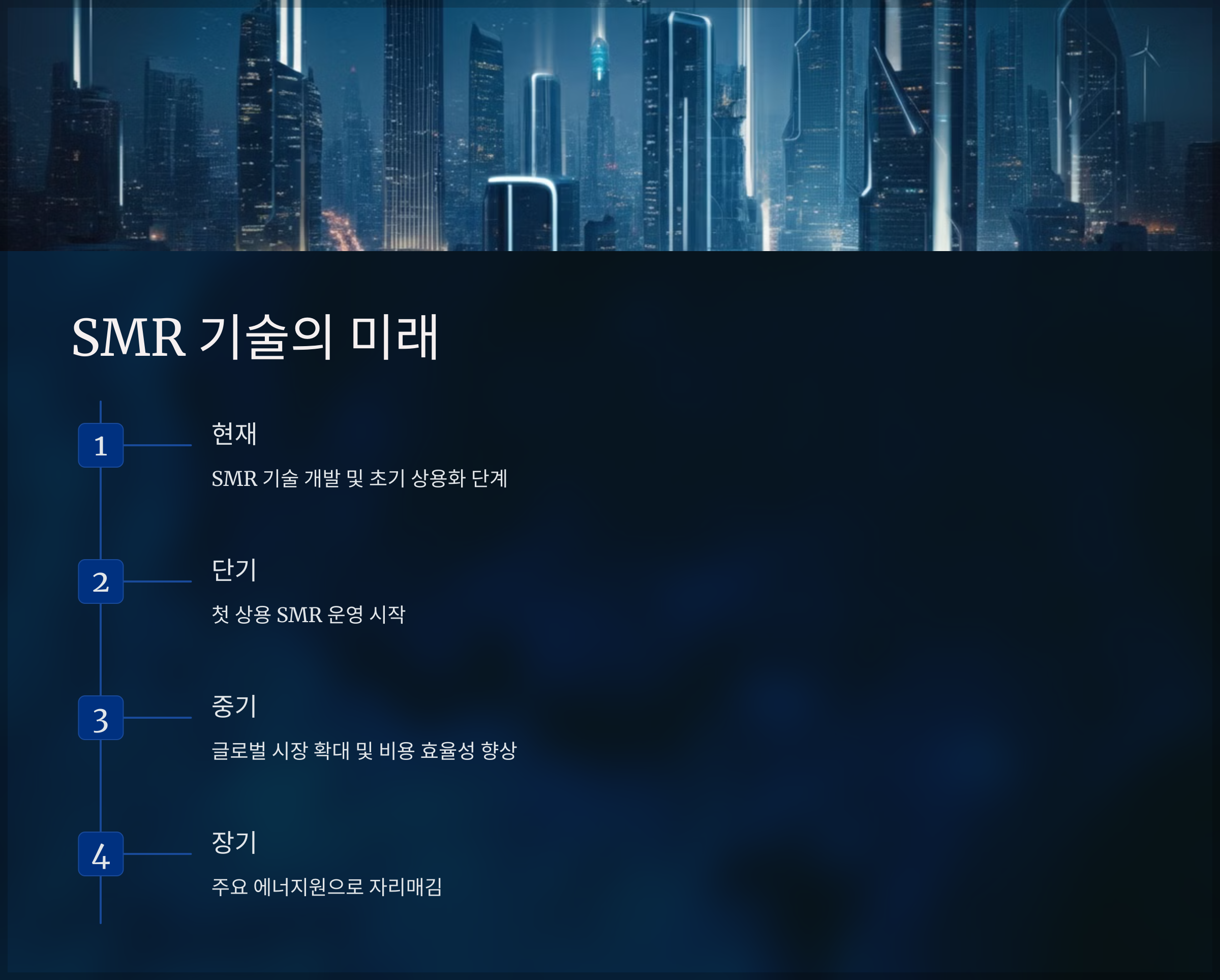 SMR 기술의 미래