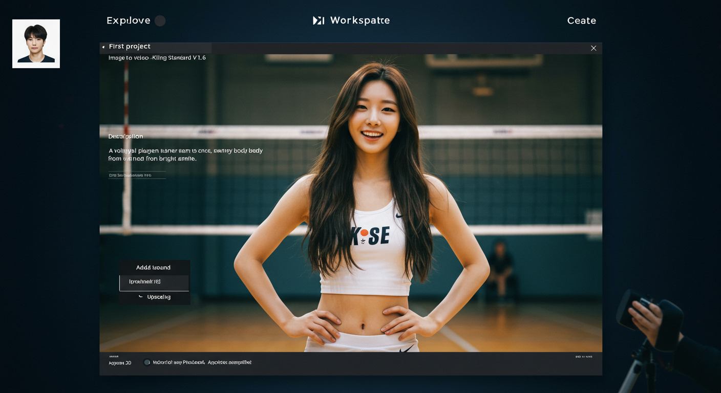 AI 배구선수 영상