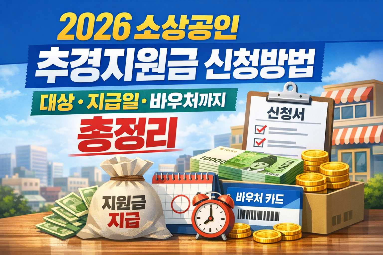2026 소상공인 추경지원금 신청방법