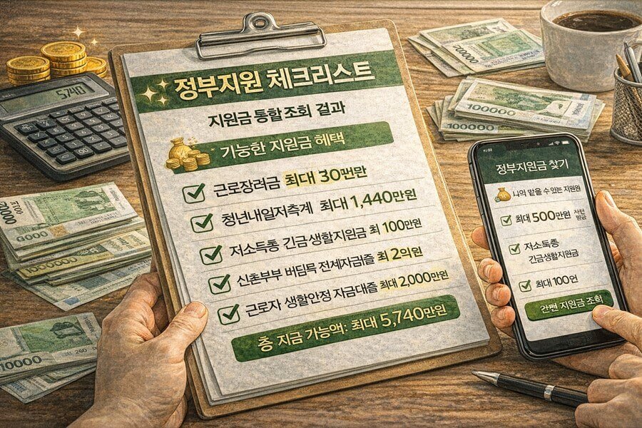 정부지원금 신청 전 확인해야 할 필수 체크리스트 1단계 이미지