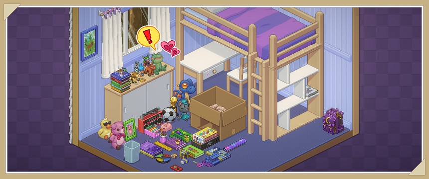 언패킹(unpacking) 게임 플레이 화면