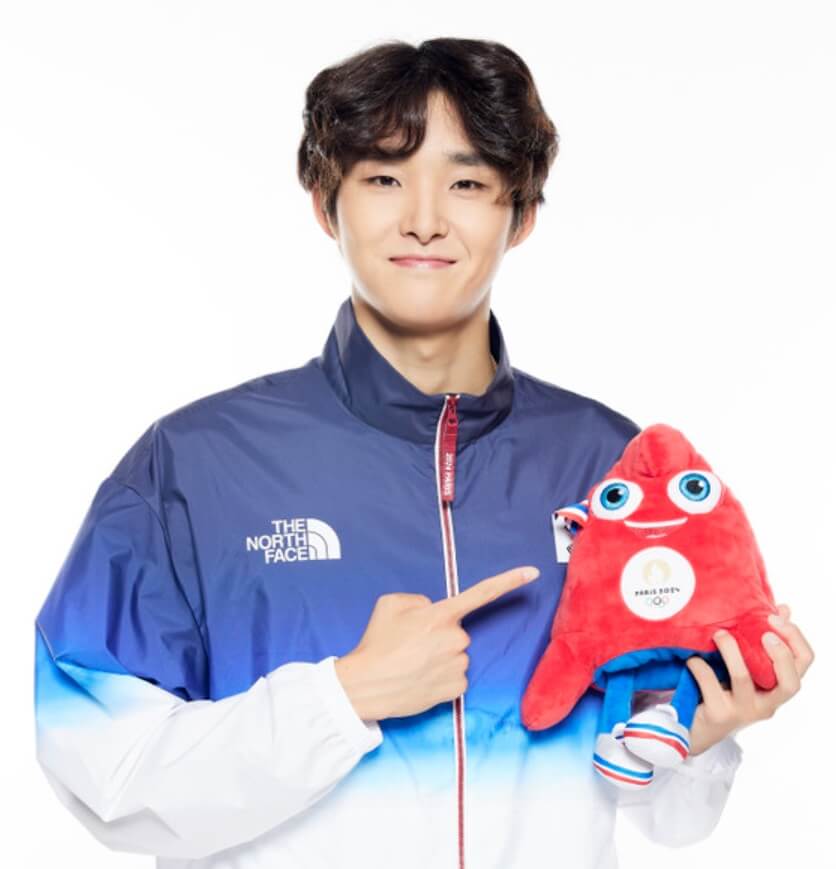 파리올림픽 수영 김우민 선수 