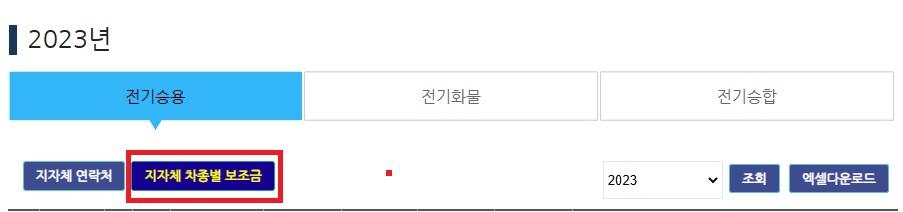 무공해차 통합 누리집 홈페이지