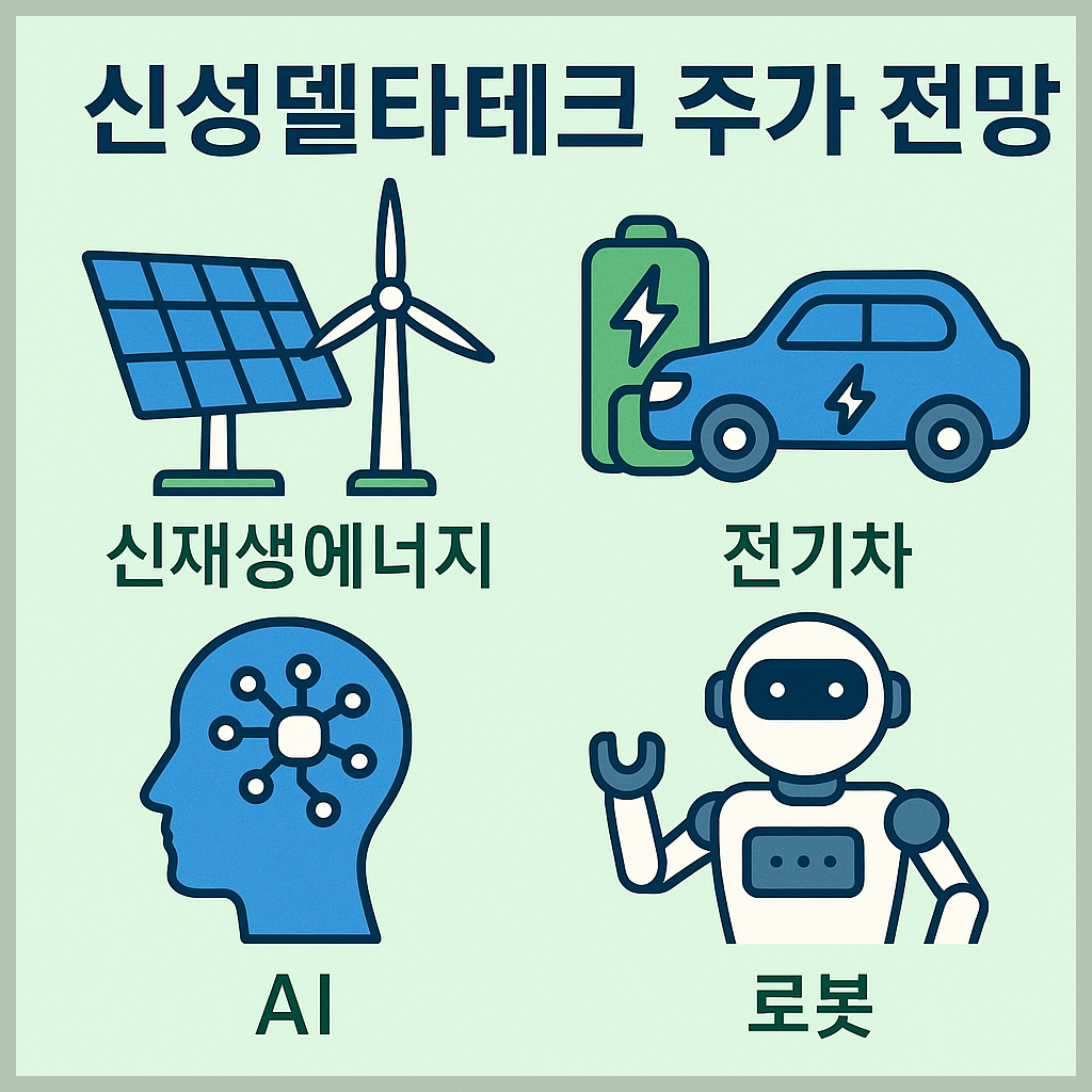 신성델타테크 주가 전망, 배당금 정보, 신재생에너지, 전기차, AI, 로봇