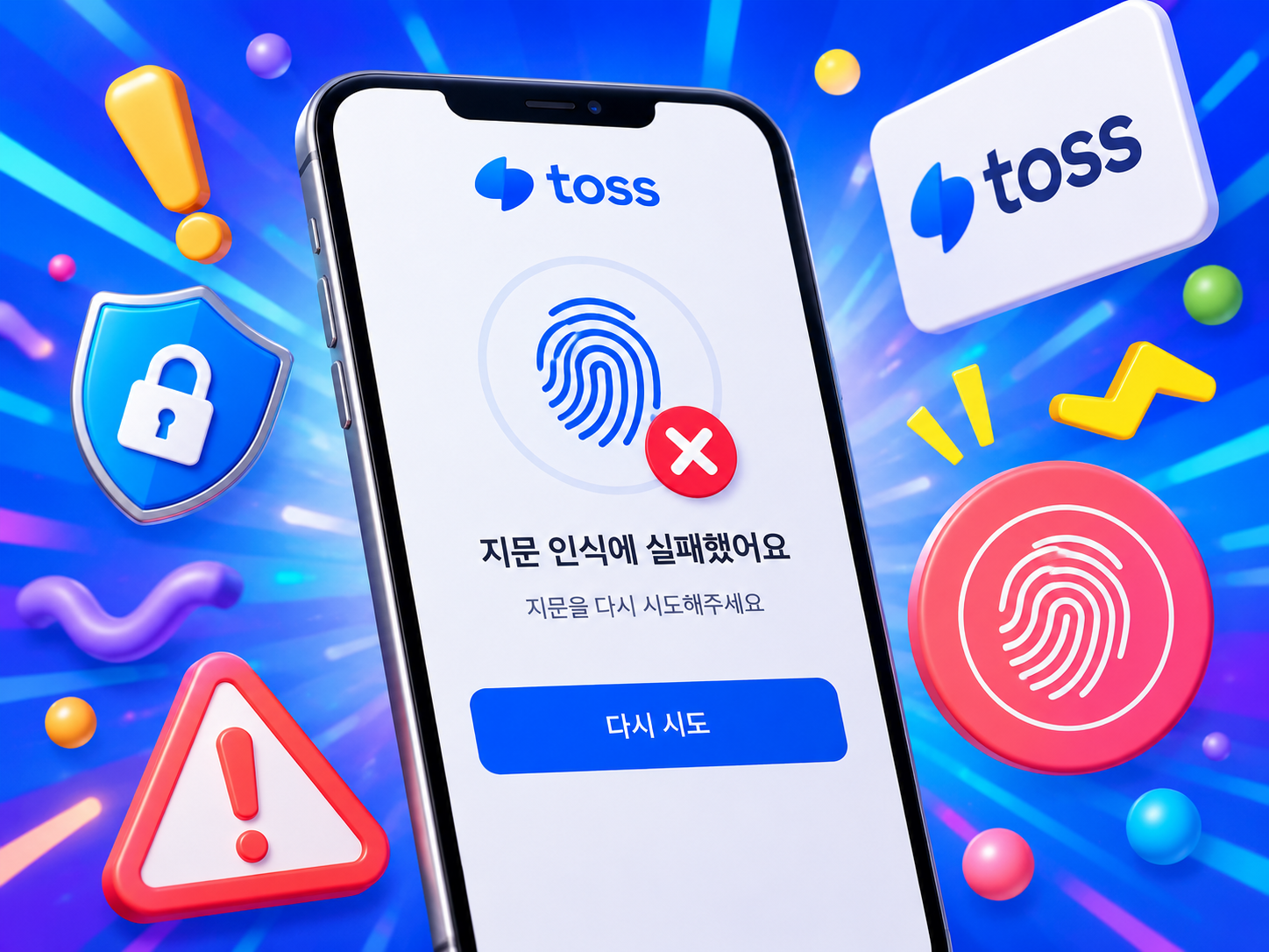 토스 지문인식 안됨 해결방법 총정리 로그인 실패 생체인증 오류 원인