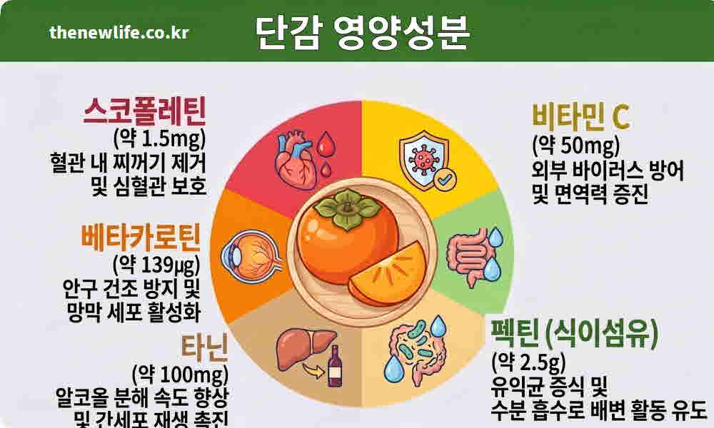 단감 효능 영양성분