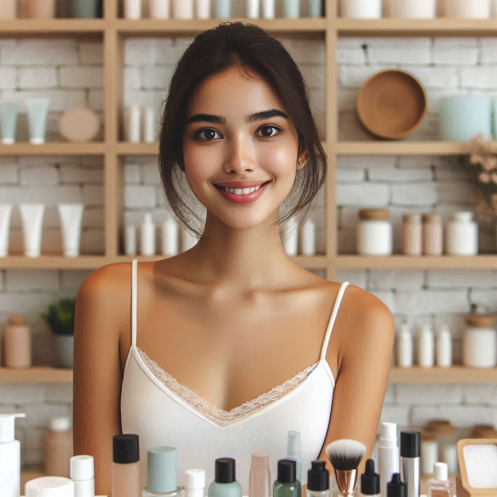 피부,체형관리 샵 배경