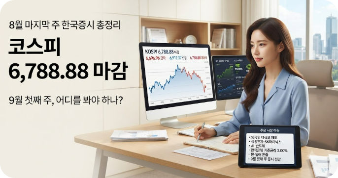 코스피 6,788.88, 9월 첫째 주 어디를 봐야 하나