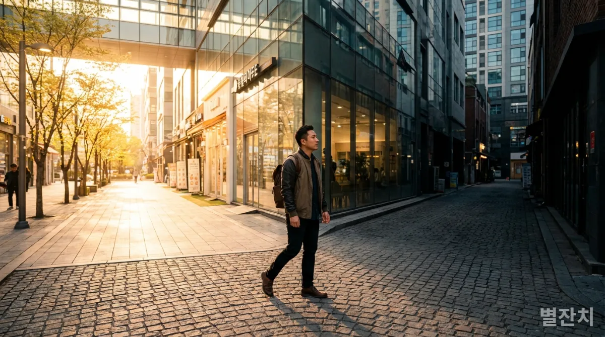 능동적인 태도로 기회를 선택하는 한국인의 모습