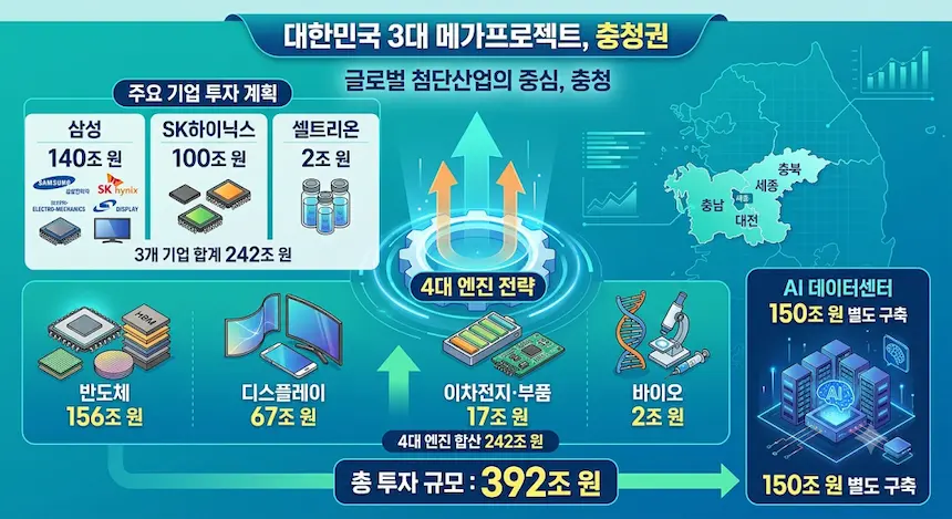 대한민국 3대 메가프로젝트, 충청권