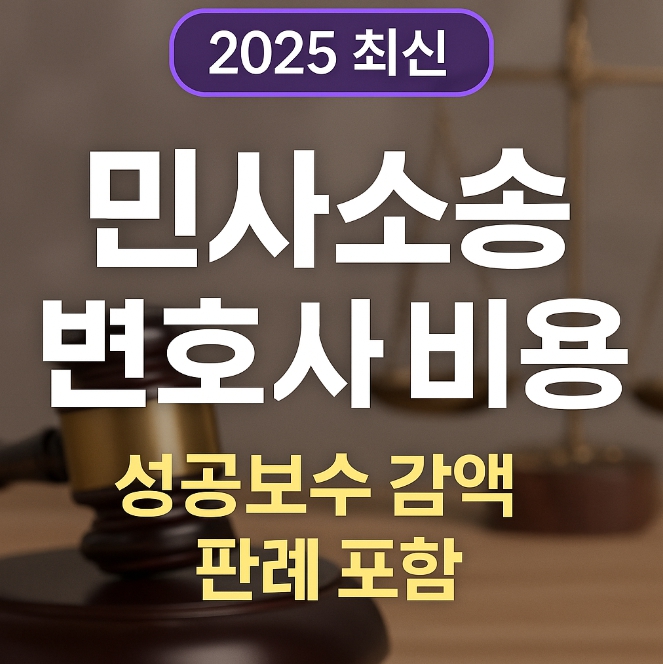 변호사 민사소송 비용