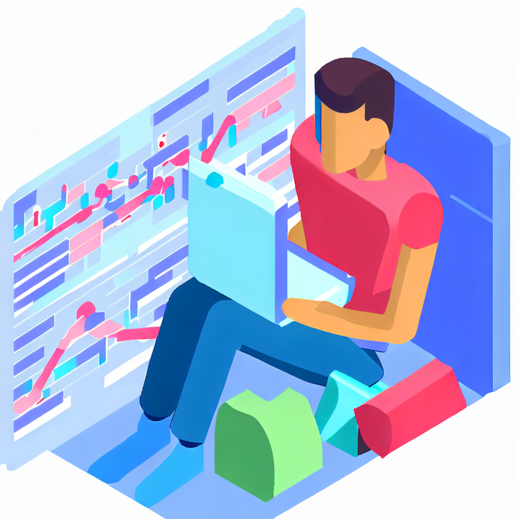 Flat vector style of a table showing Google's stock price over the past 5 years.