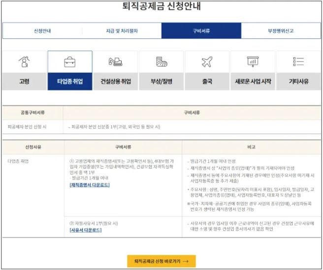 퇴직공제금 신청방법
