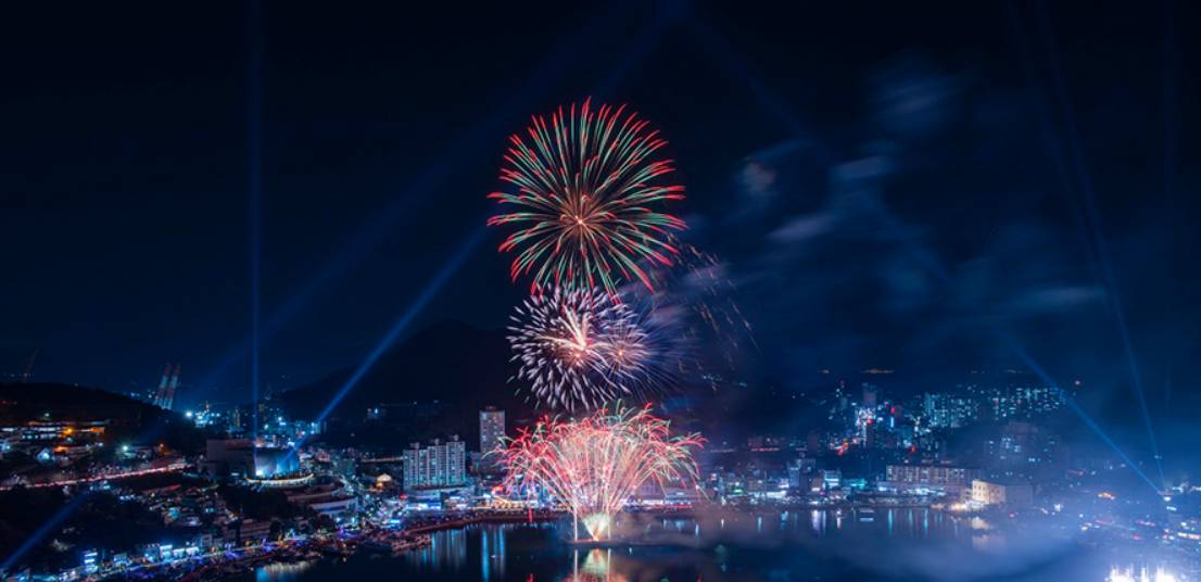 장승포항 송년불꽃축제 불꽃쇼4