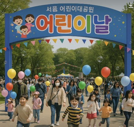 서울 어린이대공원 어린이날 행사 관련 사진
