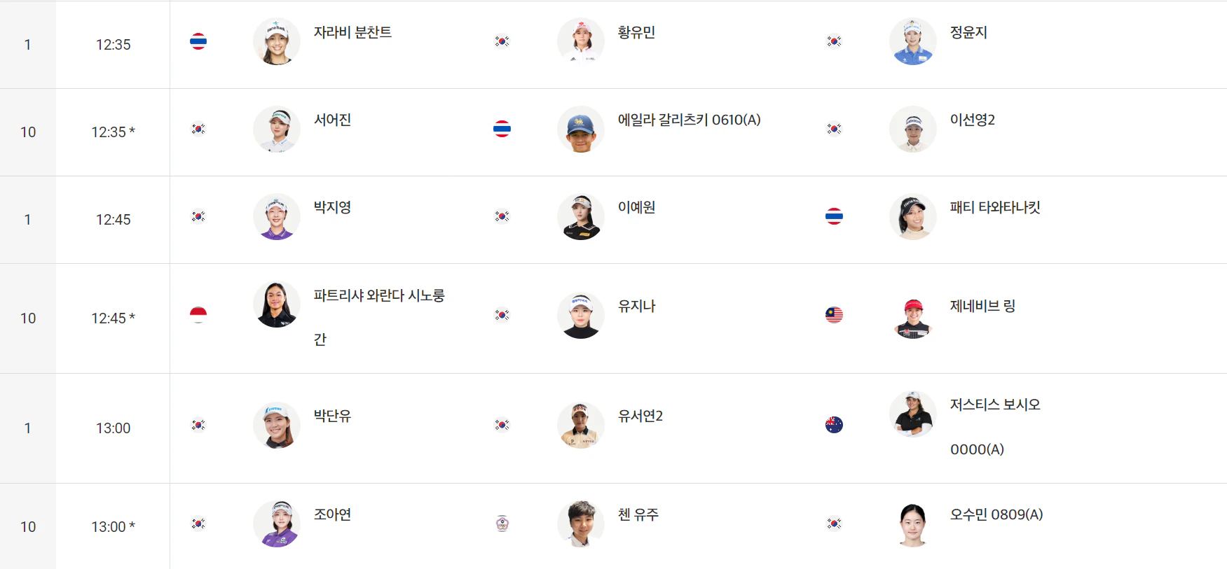 하나금융그룹 싱가포르 여자오픈