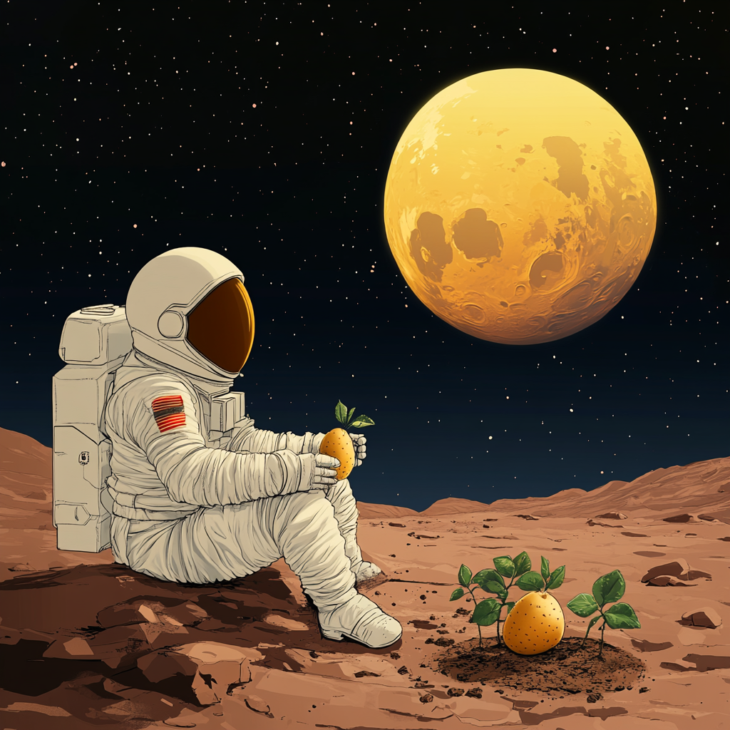 우주 정거장 내 농업 실험 사례