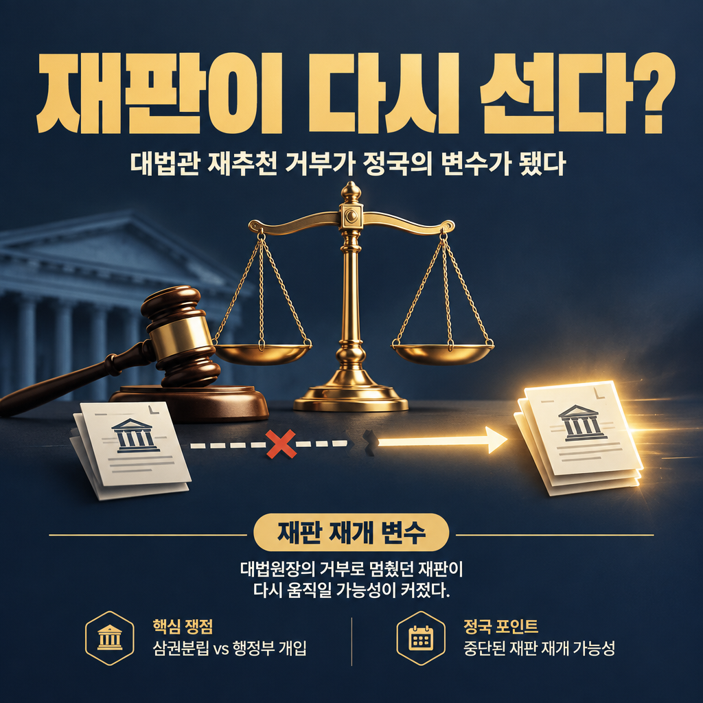 재판이 다시 선다?