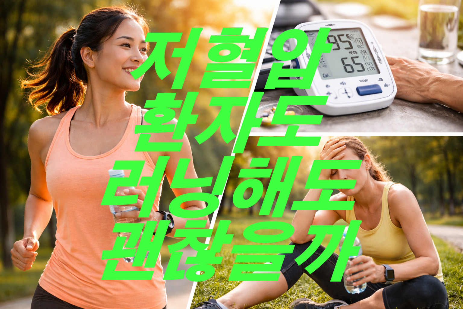 저혈압 환자도 러닝해도 괜찮을까