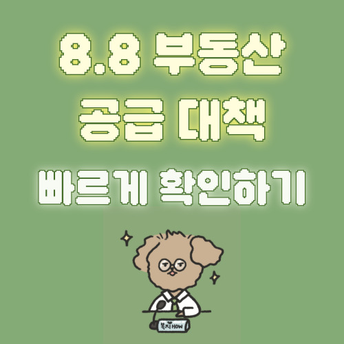 8.8 부동산 공급 대책