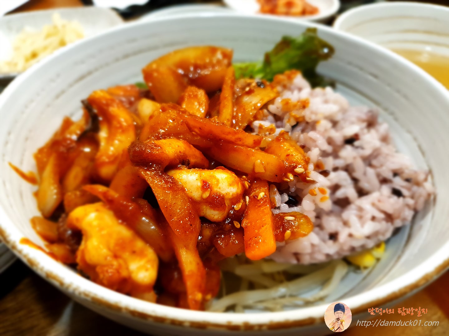 소반-낙지덮밥-비빔재료-담덕이의탐방일지