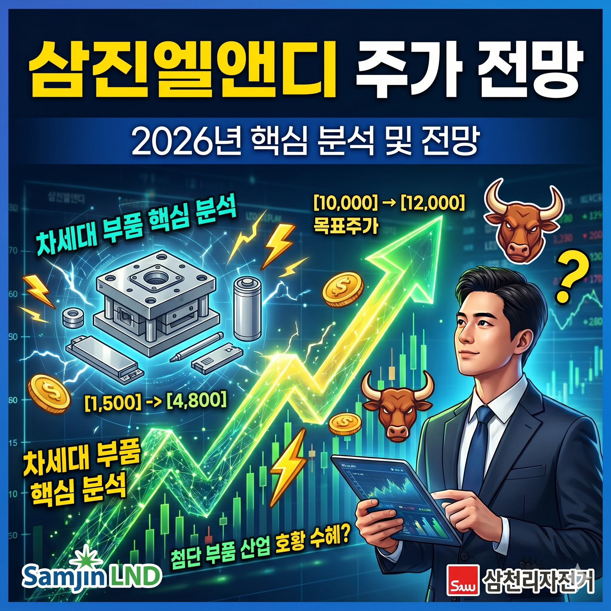 삼진엘앤디 주가 전망