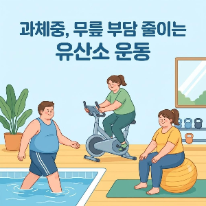 무릎 관절에 무리 없는 과체중 전용 유산소 운동 루틴 4가지