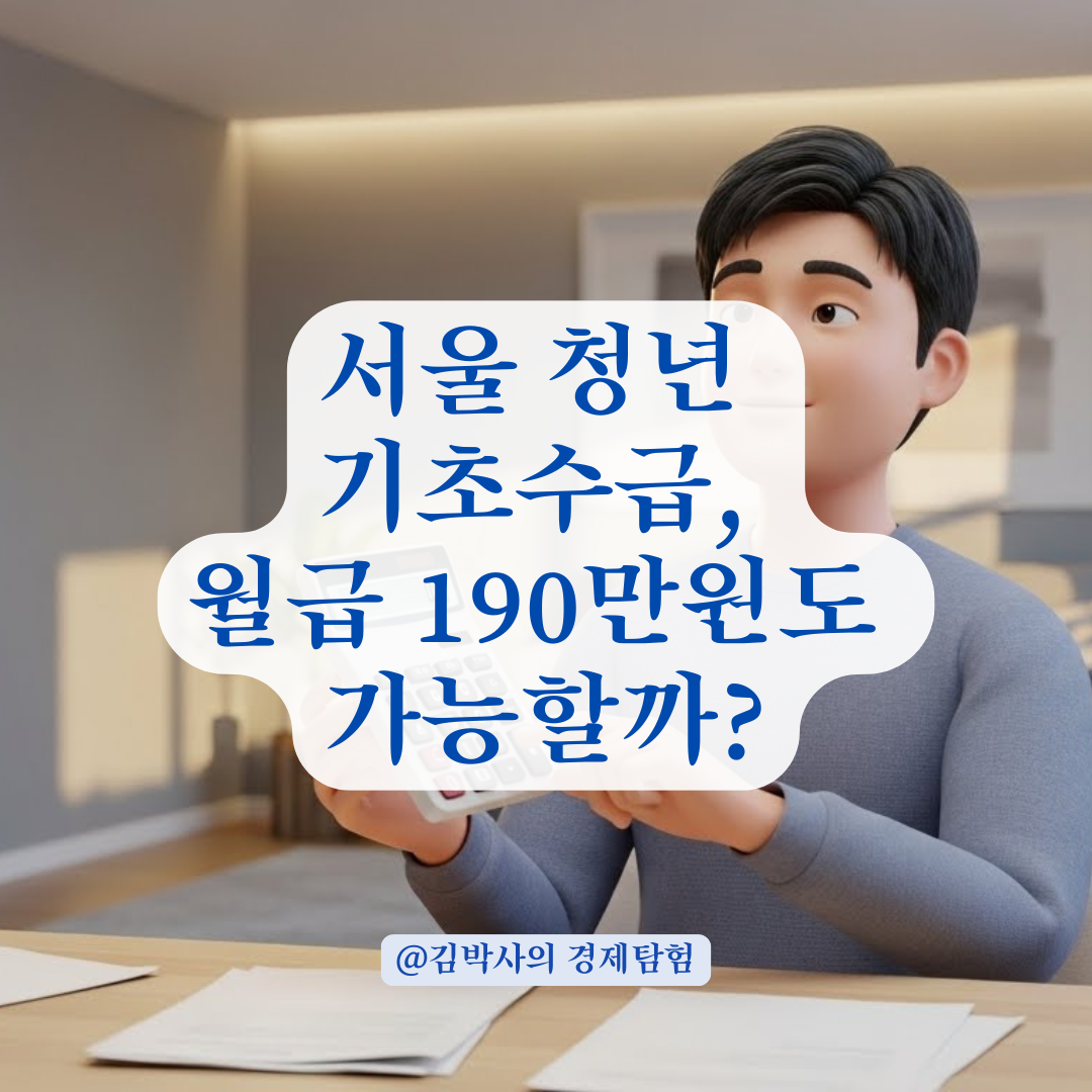 서울형 기초보장제도, 청년의 소득&middot;재산 기준 완벽 분석