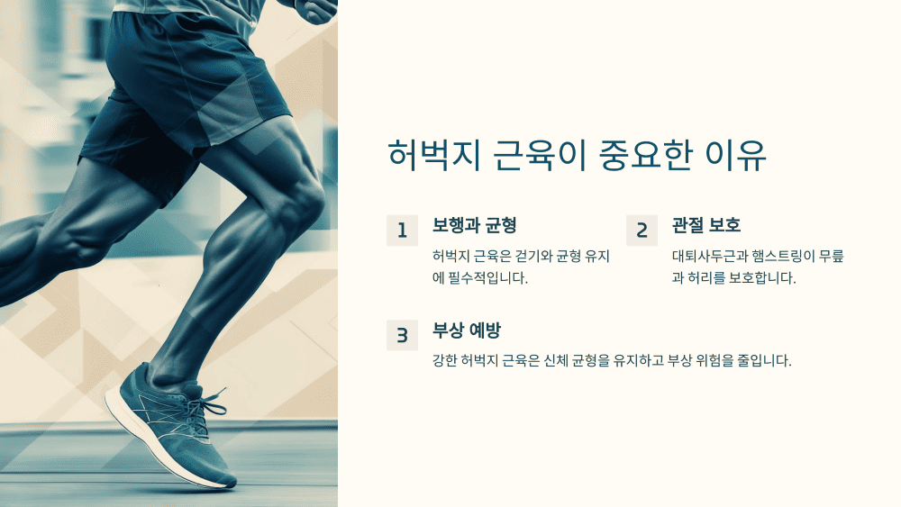 허벅지, 우리 몸의 핵심 근육