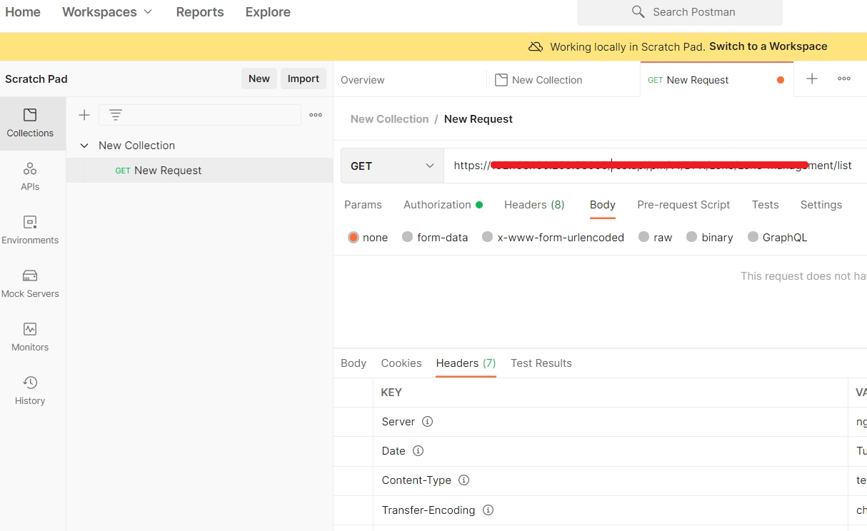 Postman Request 테스트