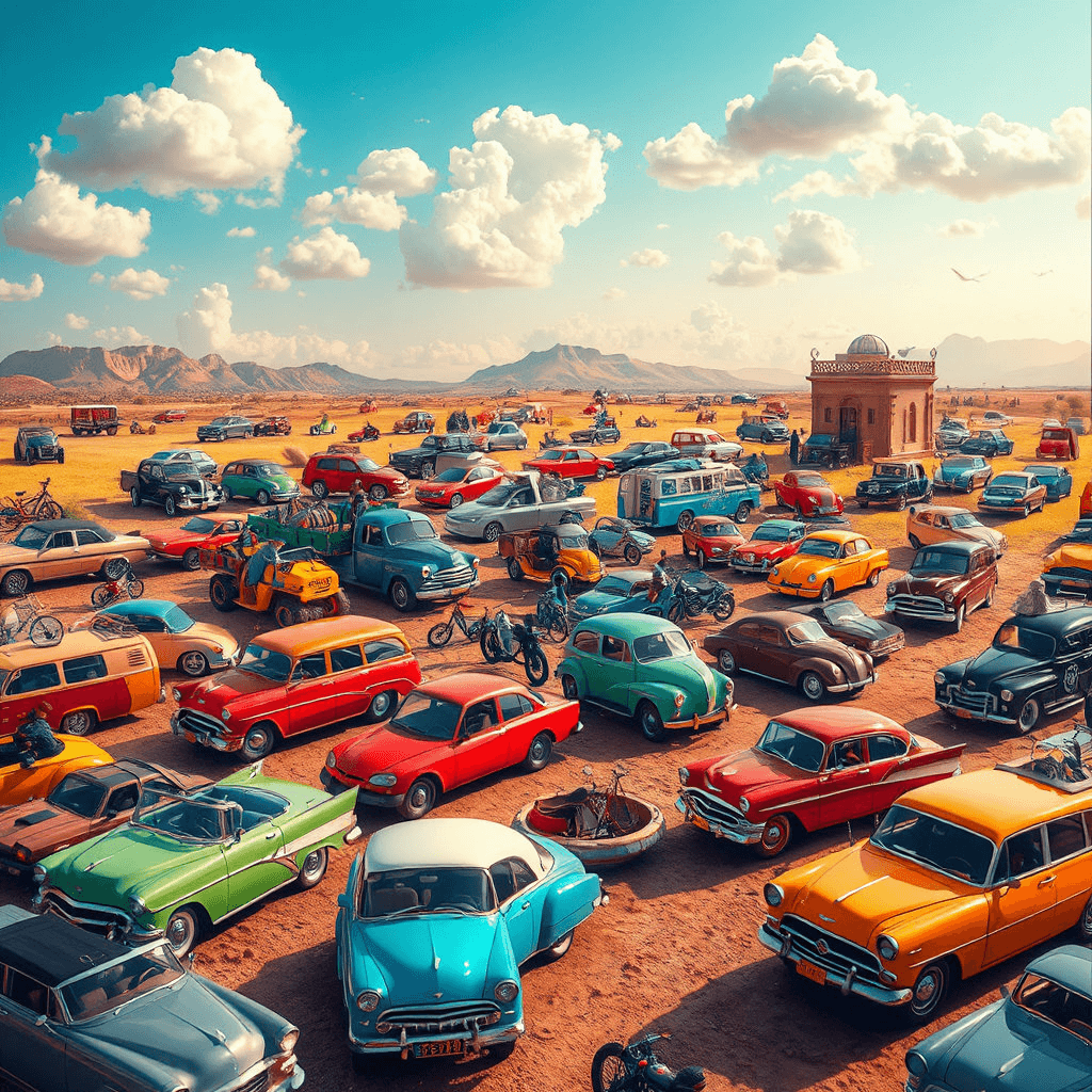 집에 차를 많이 보유한 꿈해몽