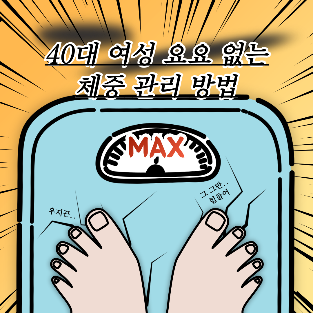 40대 여성 요요 없는 체중 관리 방법