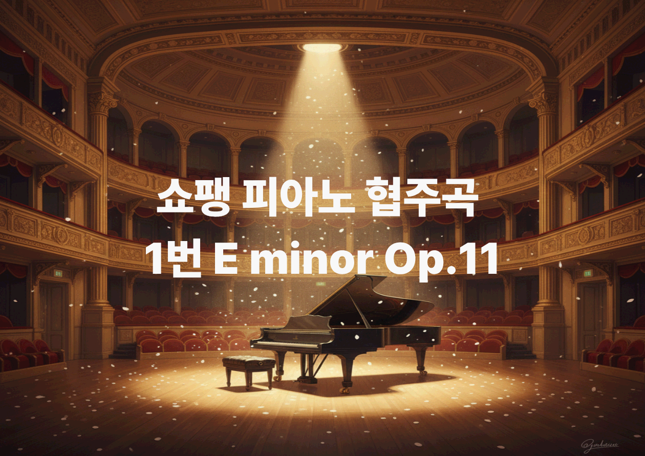 쇼팽 <피아노 협주곡 1번 E minor> - 젊은 쇼팽의 뜨거움과 순수함이 동시에 살아 있는 작품