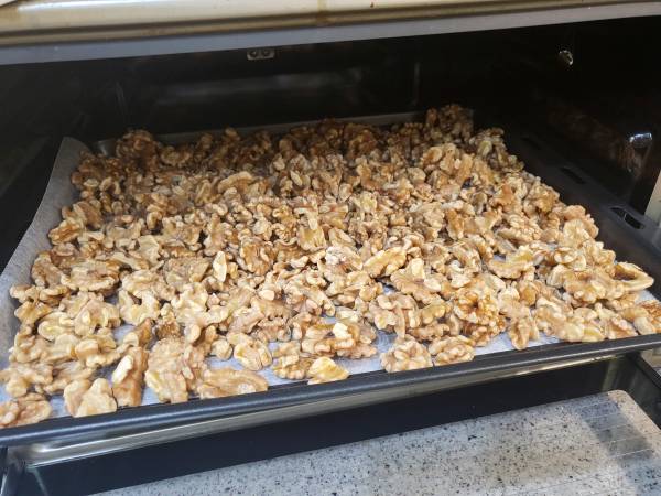 호두-전처리-오븐굽기