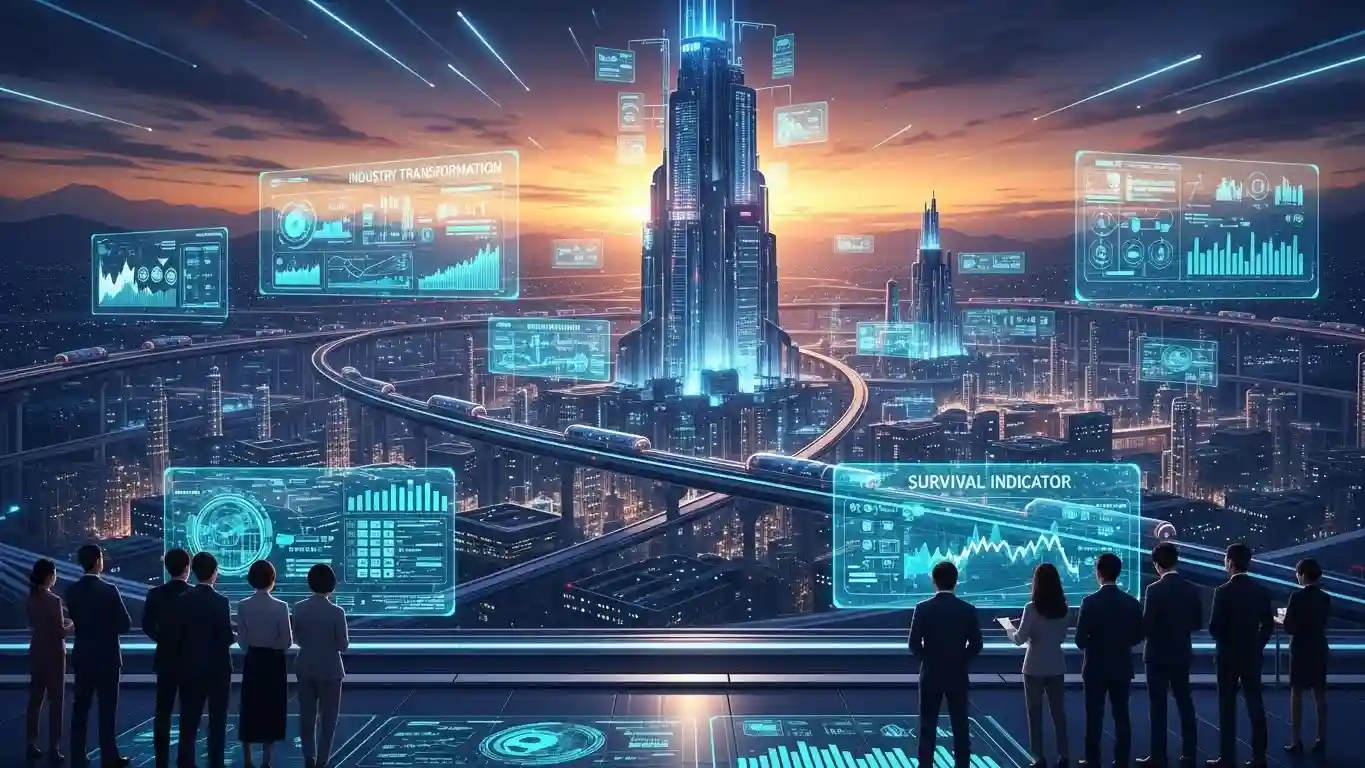 <img src="digital_technology_integration_industry_transformation_survival_indicator.webp" alt="디지털 기술의 결합이 산업 지형을 재편하며 기업 생존을 결정짓는 핵심 지표를 표현한 이미지 입니다">