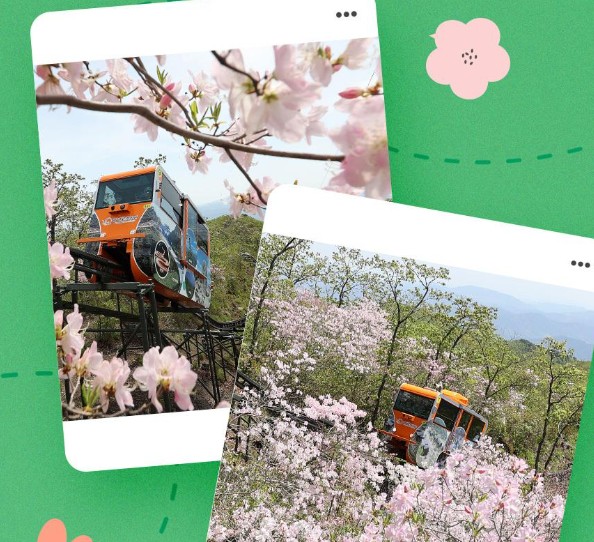 함양 대봉산 모노레일