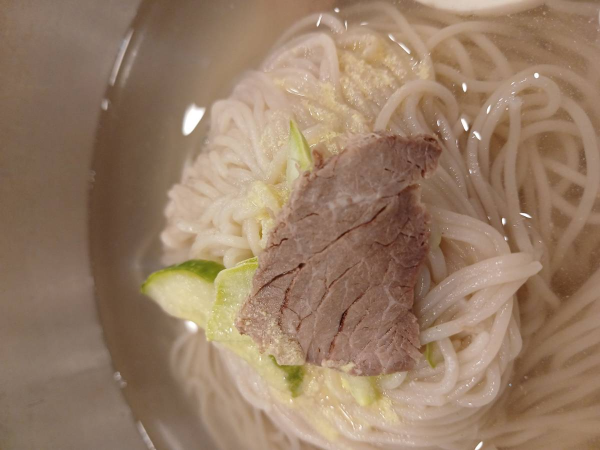 평양면옥 물냉 비주얼