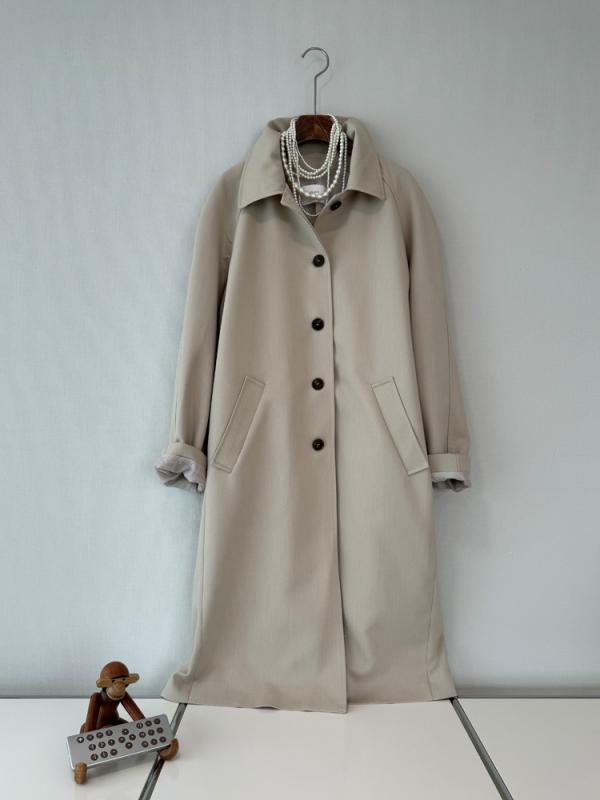 봄신상 싱글 롱 트렌치 코트 3컬러