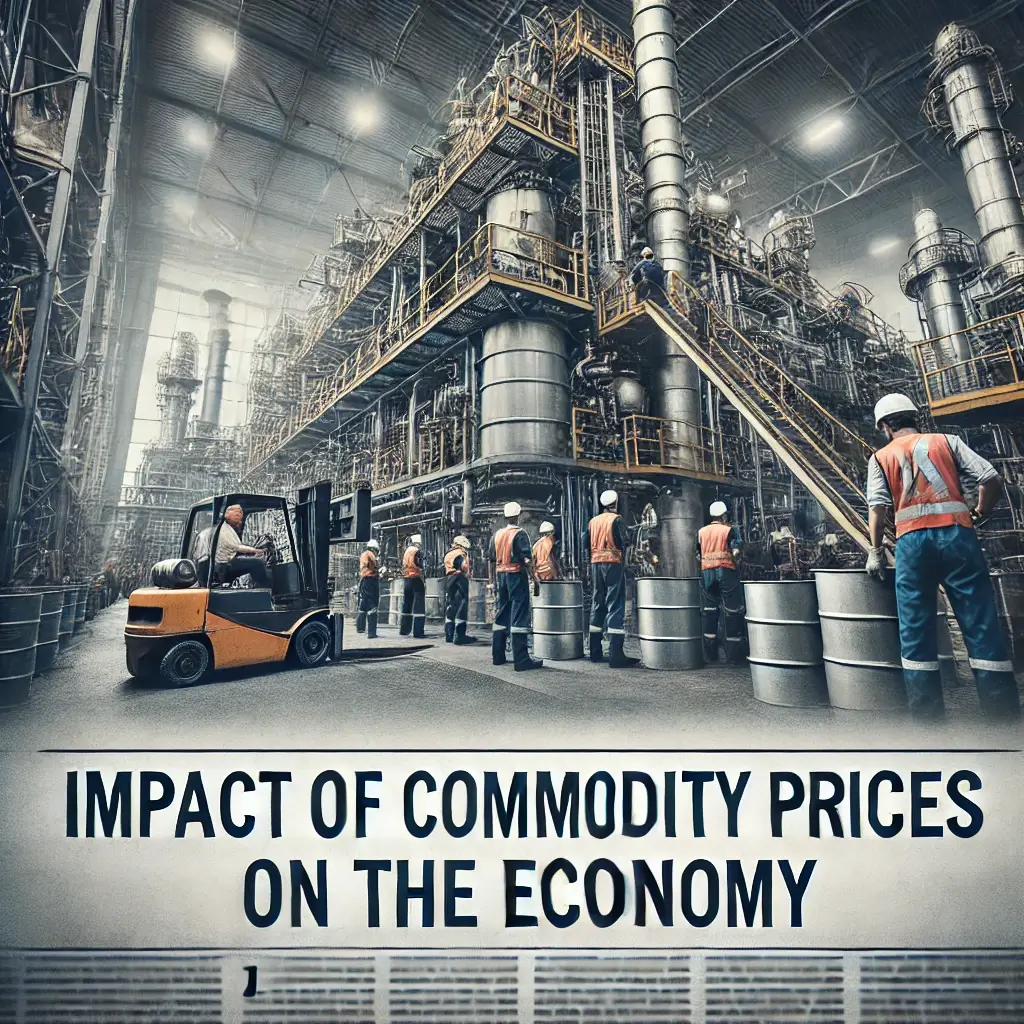 대형 공장설비가 가온데 들어서 있다. 아래는 일하는 인부들이 주황색 안전작업복을 입고있다 상의는 주황색이며 안전모를 쓰고 있으며 왼쪽에는 지게차를 운전하고 있는 모습도 비친다.