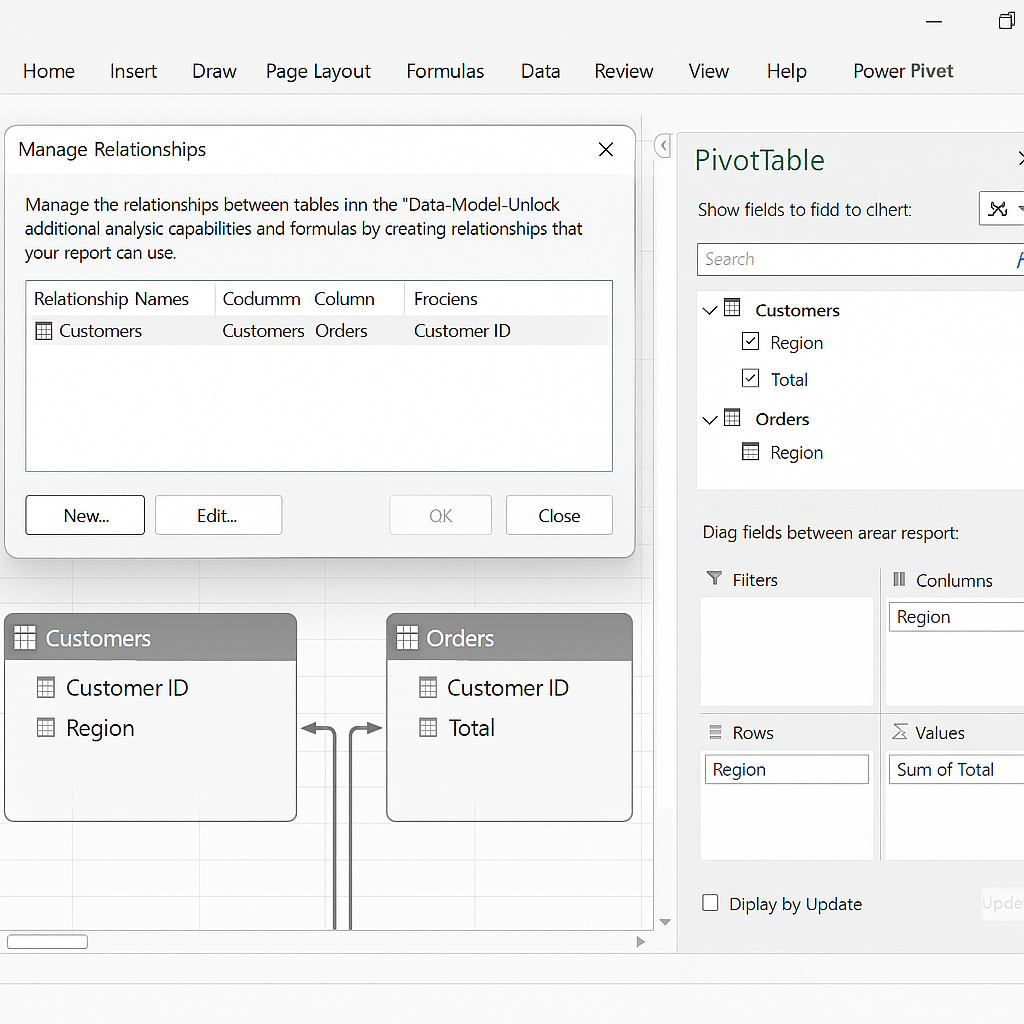 데이터 모델링 단축키 (관계 정의, 모델 생성, 분석 확장) 관련 사진