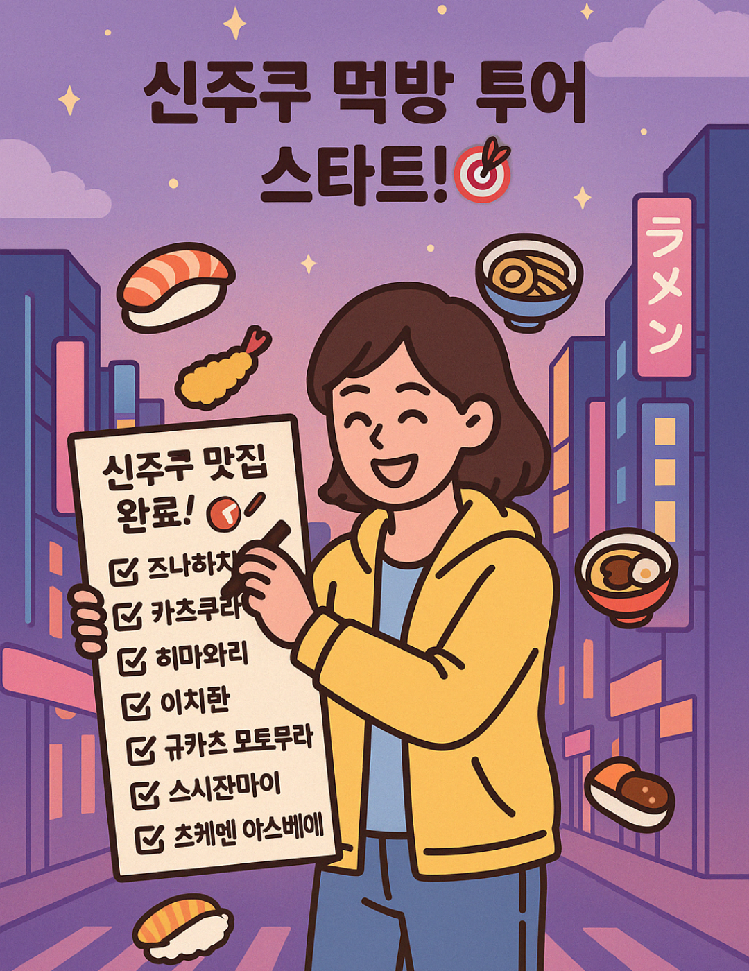 최신 도쿄 신주쿠 인생맛집 베스트 7