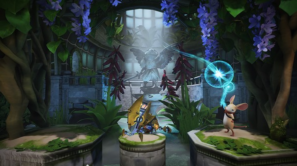 VR게임 Moss: Book II 플레이 이미지