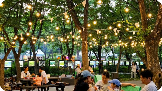 &lt;🌆 서울 보라매공원, 2025년 여름 밤의 오아시스로 변신! 🌳&gt;